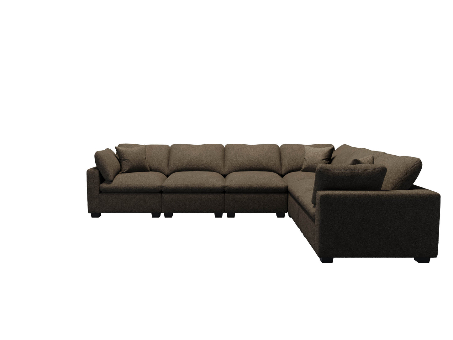 Melo Six Seater Sectional Right Arm
