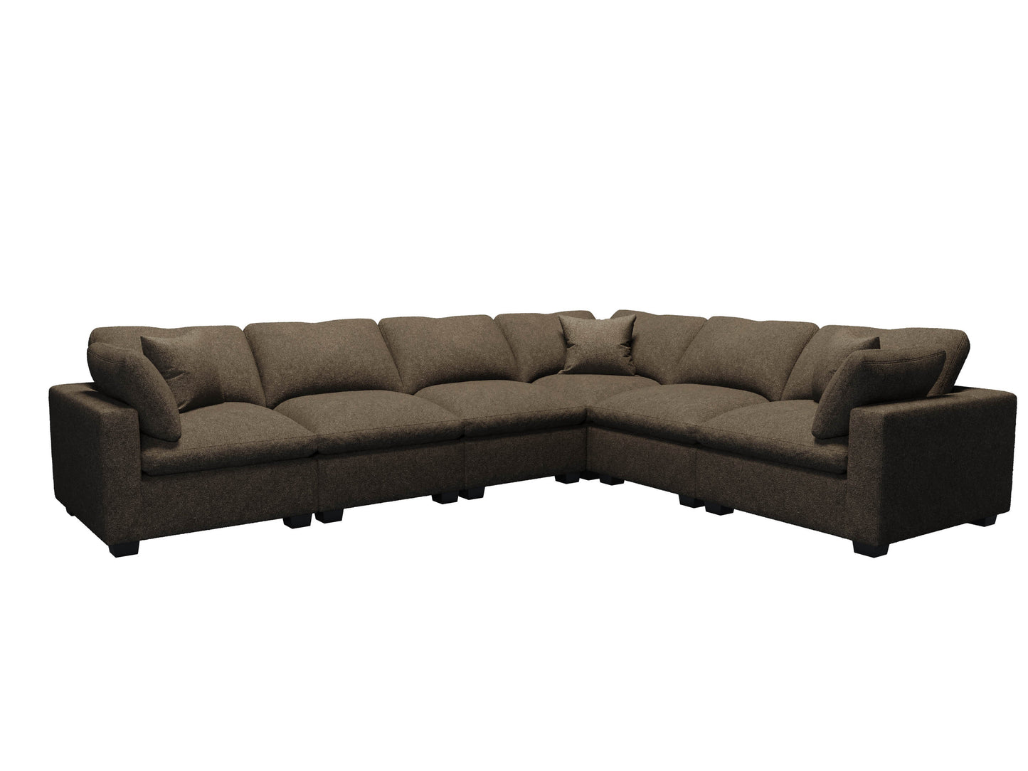 Melo Six Seater Sectional Right Arm